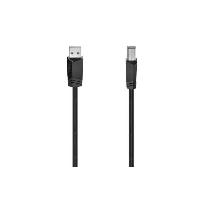 Hama USB Cable, USB 2.0, 480 Mbit / s, 1.50 m