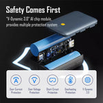 VOLTME Hypercore 10K Pro Ultra-Compact 10,000mAh Power Bank, 30W Fast Charging, Dual Output, Digital LED Display, Flight Friendly | Deep Blue