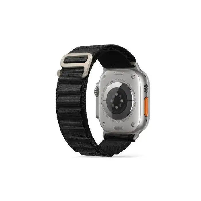 HYPHEN CLARKE Reinforced Nylon Watch Strap for Apple Watch Ultra 49mm – Breathable Sport Loop Band