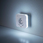 Hama LED Night Light with Socket, 2 USB Outputs, Motion and Light Sensor
