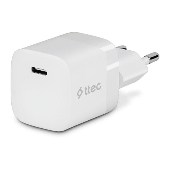 ttec SmartCharger 30W PD USB-C Travel Charger-White