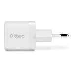 ttec SmartCharger 30W PD USB-C Travel Charger-White
